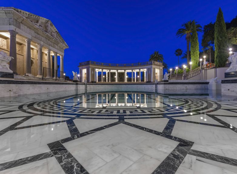 Neptune Pool Retiling Hearst Castle