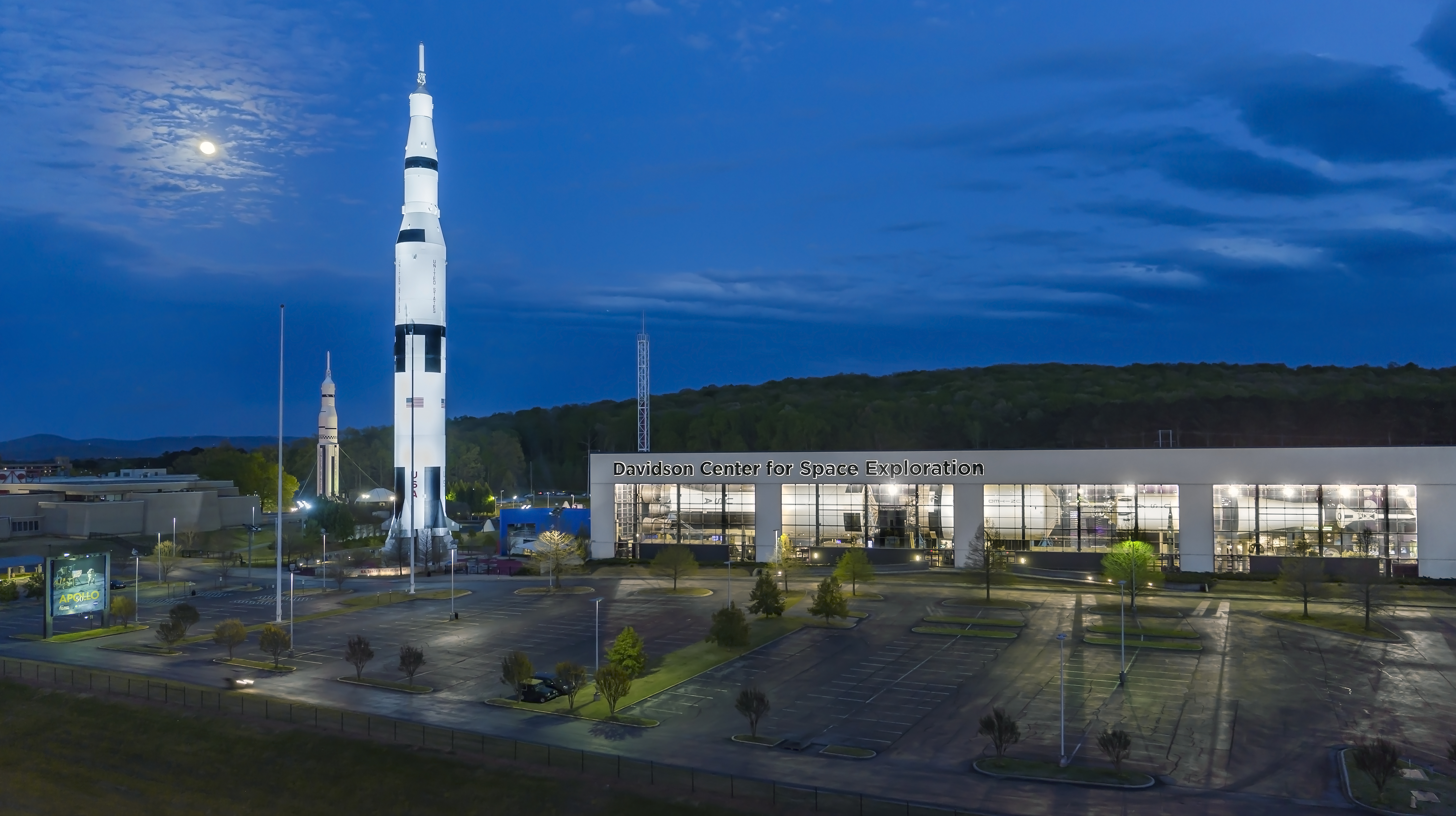 Huntsvilled Space Center Dusk